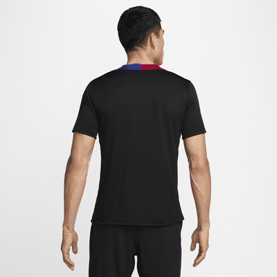 FC Barcelona StrikeNike Dri-FIT Kurzarm-Fußballoberteil aus Strickmaterial (Herren) Tägliche Deals