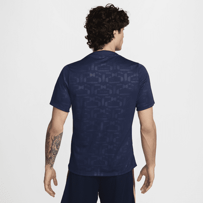 FC Barcelona Academy Pro HomeNike Dri-FIT Pre-Match Kurzarm-Fußballoberteil (Herren) Riesige Ersparnisse