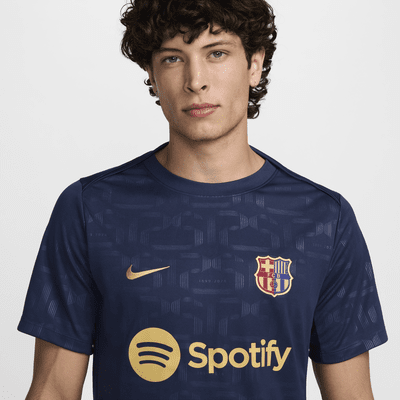 FC Barcelona Academy Pro HomeNike Dri-FIT Pre-Match Kurzarm-Fußballoberteil (Herren) Riesige Ersparnisse