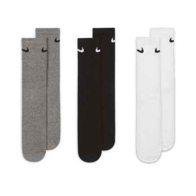 Nike Everyday LightweightCrew-Trainingssocken (3 Paar) Bis zu 60% Rabatt