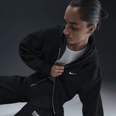 Nike Sportswear Phoenix Fleeceweite verkürzte Kapuzenjacke (Damen) 2025