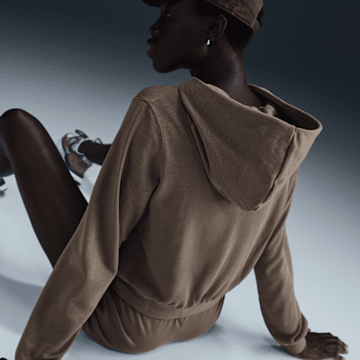 Nike Sportswear Chill TerryFrench Terry-Hoodie mit durchgehendem Reißverschluss für Damen Fabrikpreis