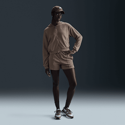 Nike Sportswear Chill TerryFrench Terry-Hoodie mit durchgehendem Reißverschluss für Damen Fabrikpreis