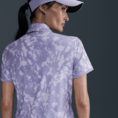 Nike VictoryKurzärmliges Golf-Poloshirt mit Print und Dri-FIT-Technologie (Damen) Flash Sale