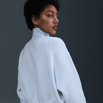 Nike Sportswear Phoenix FleeceKurz-Sweatshirt mit Halbreißverschluss für Damen Muttertagsangebot