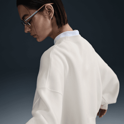 NikeCourt Phoenix FleeceOver-Oversized-Sweatshirt mit Rundhalsausschnitt (Damen) Valentinstagsangebot