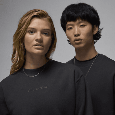 Air Jordan WordmarkFleece-Sweatshirt mit Rundhalsausschnitt für Herren Online Outlet