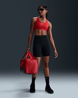 Nike UniversaBike-Shorts mit mittlerem Halt hohem Bund und Taschen für Damen (ca. 20 cm)