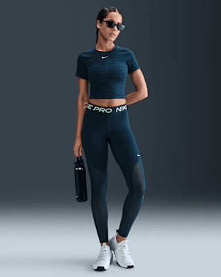 Nike ProLeggings in voller Länge mit Mesh-Einsatz (Damen) Clearance-Verkauf