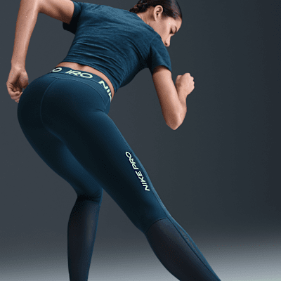 Nike ProLeggings in voller Länge mit Mesh-Einsatz (Damen) Clearance-Verkauf