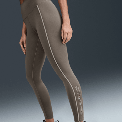 Nike One FittedLeggings in voller Länge mit hohem Bund (Damen) Kostenloser Versand international