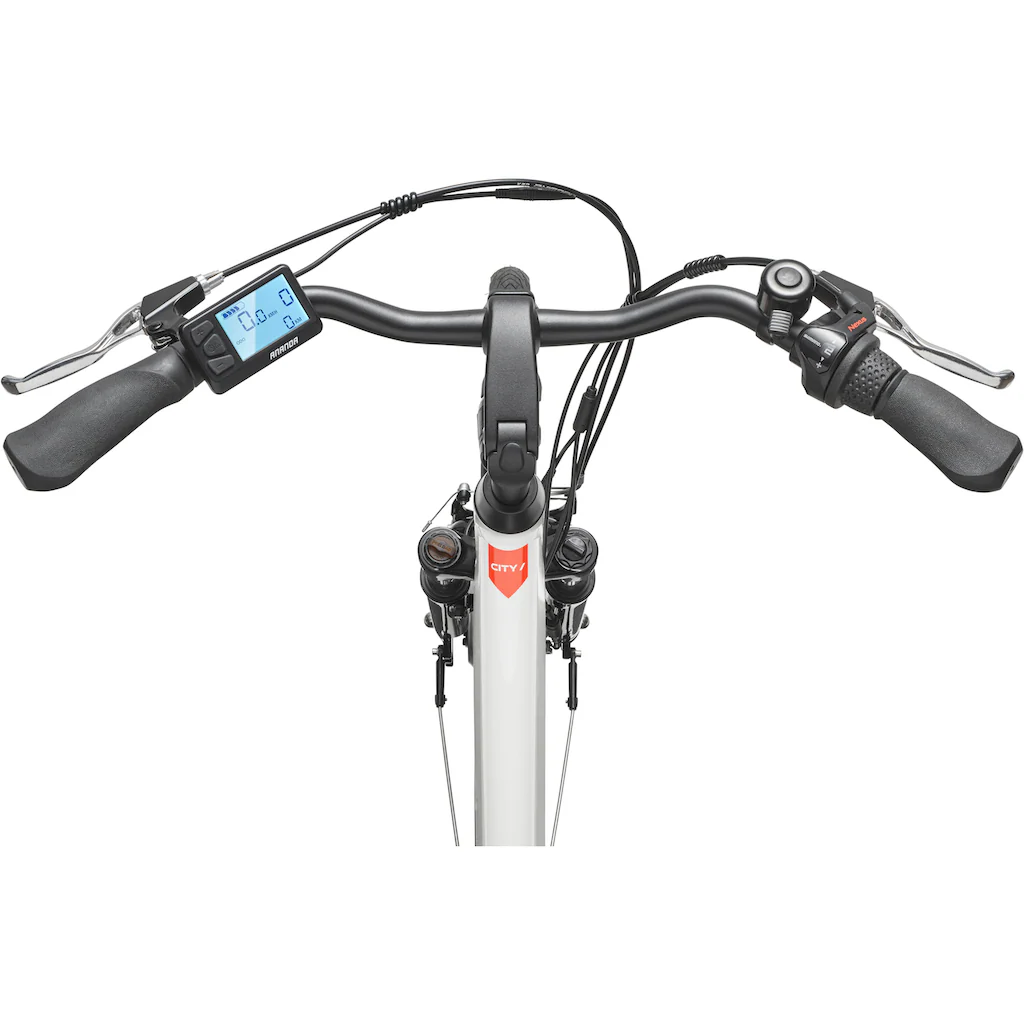 Telefunken E-Bike »Multitalent RC835« 3 Gang Shimano Frontmotor 250 W (28 Zoll Straßenzulassung ca. 100 km Reichweite) Pedelec Elektrofahrrad für Herren u. Damen tiefer Einstieg Cityrad auf Rechnung kaufen Neueste Mode
