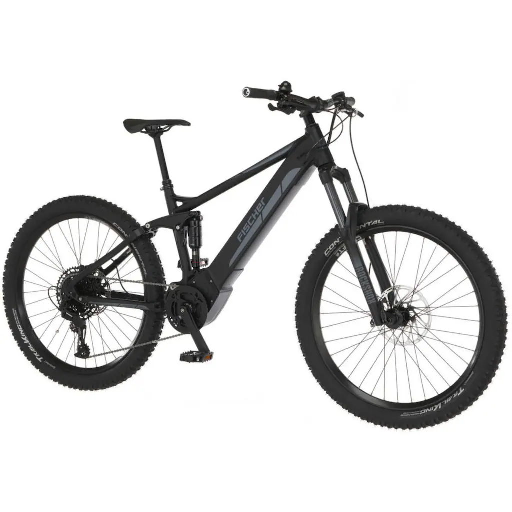 FISCHER Fahrrad E-Bike »MONTIS 6.0i Fully 504 44« 12 Gang SRAM SX 11-50 Kettenschaltung Pedelec Elektrofahrrad für Damen u. Herren MTB Mountainbike Online Outlet