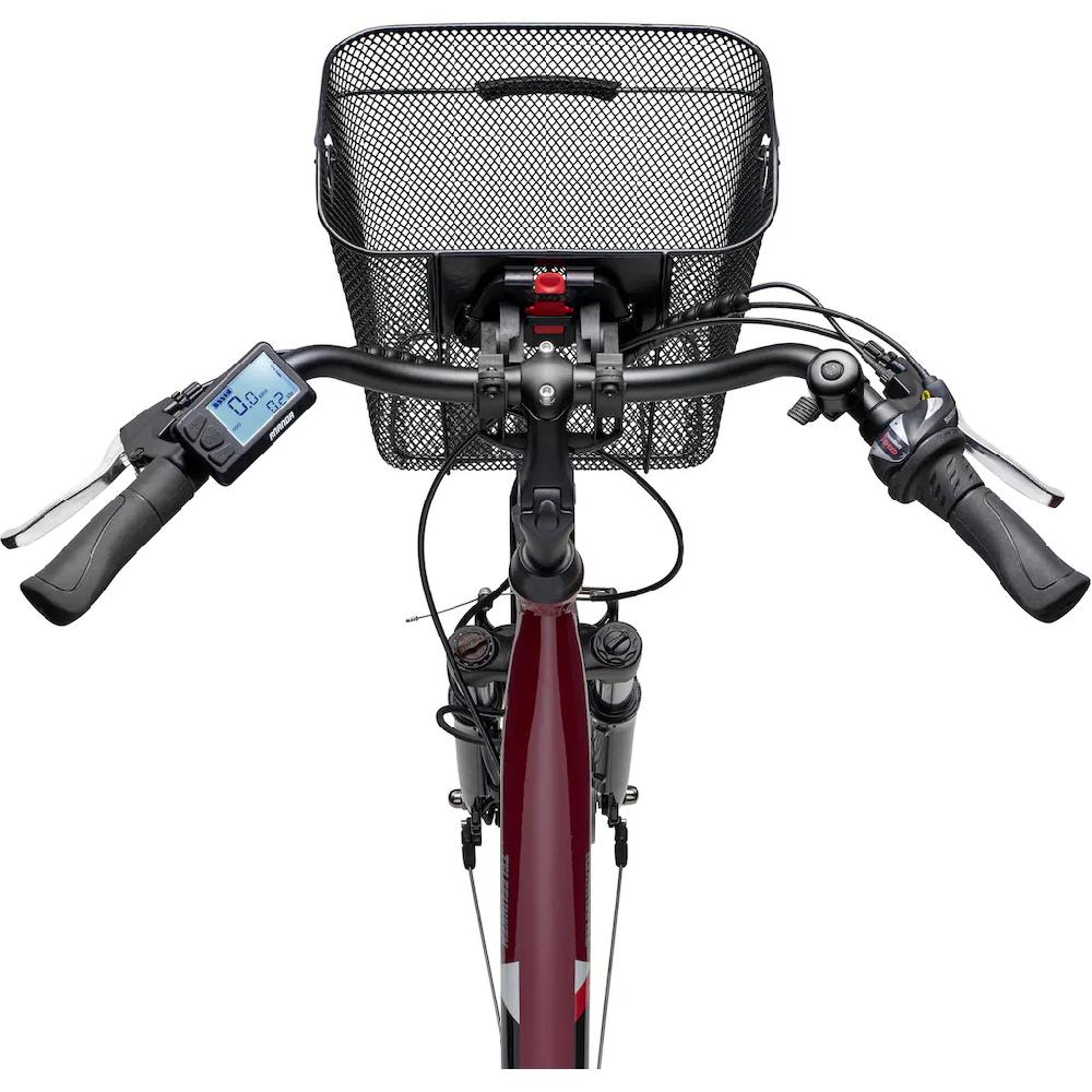 Telefunken E-Bike »Multitalent RC822« 7 Gang Shimano Tourney Frontmotor 250 W (ca. 100 km Reichweite-2 V-Bremsen-Beleuchtung-Straßenzulassung) City Elektrofahrrad Damen Herren 28 Zoll 36 V 374 Wh Akku Pedelec auf Rechnung Zeitlich begrenztes Angebot