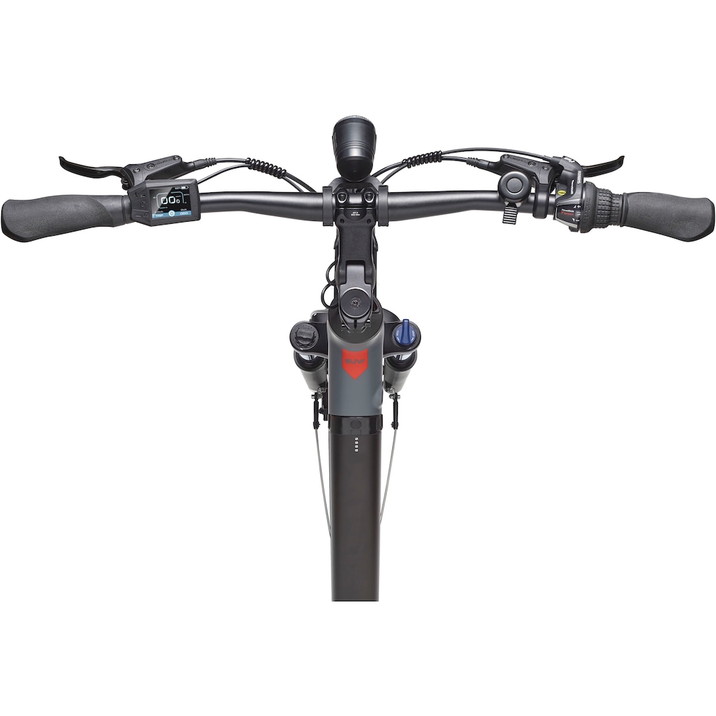 Telefunken E-Bike »SUV500« 7 Gang Shimano Mittelmotor 250 W (27 5 Zoll Straßenzulassung Scheibenbremsen) Pedelec Elektrofahrrad für Damen u. Herren Cityrad auf Rechnung Saisonale Angebote