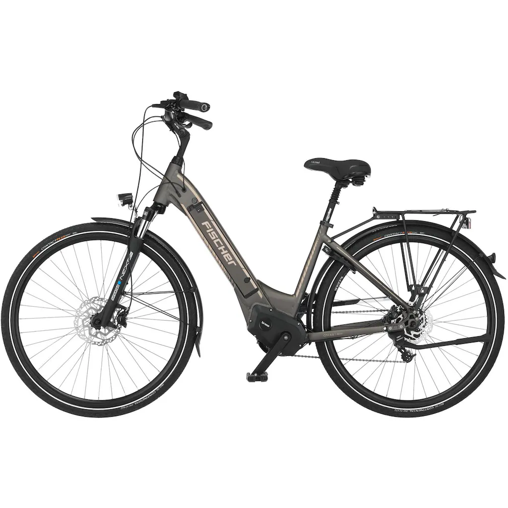 FISCHER Fahrrad E-Bike »CITA 6.0i 504« 10 Gang Pedelec Elektrofahrrad für Damen u. Herren Cityrad Riesige Ersparnisse