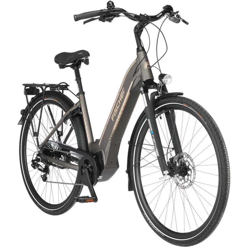 FISCHER Fahrrad E-Bike »CITA 6.0i 504« 10 Gang Pedelec Elektrofahrrad für Damen u. Herren Cityrad Riesige Ersparnisse