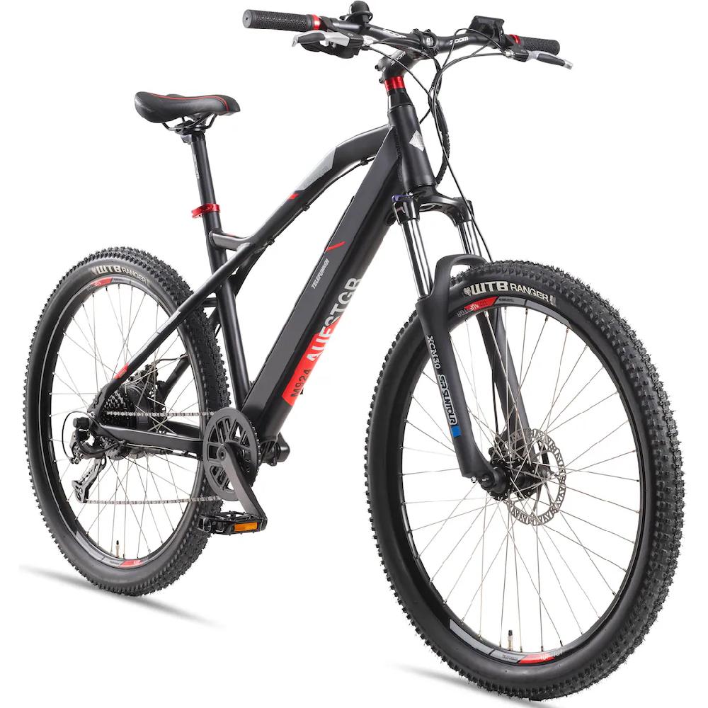 Telefunken E-Bike »Aufsteiger M924« 9 Gang Shimano Altus Heckmotor 250 W (36 V 504 Wh Akku-ca. 100 km Reichweite-Geländebike off road) Mountainbike MTB Elektrofahrrad Damen Herren 27 5 / 29 Zoll Pedelec VIP-Rabatte