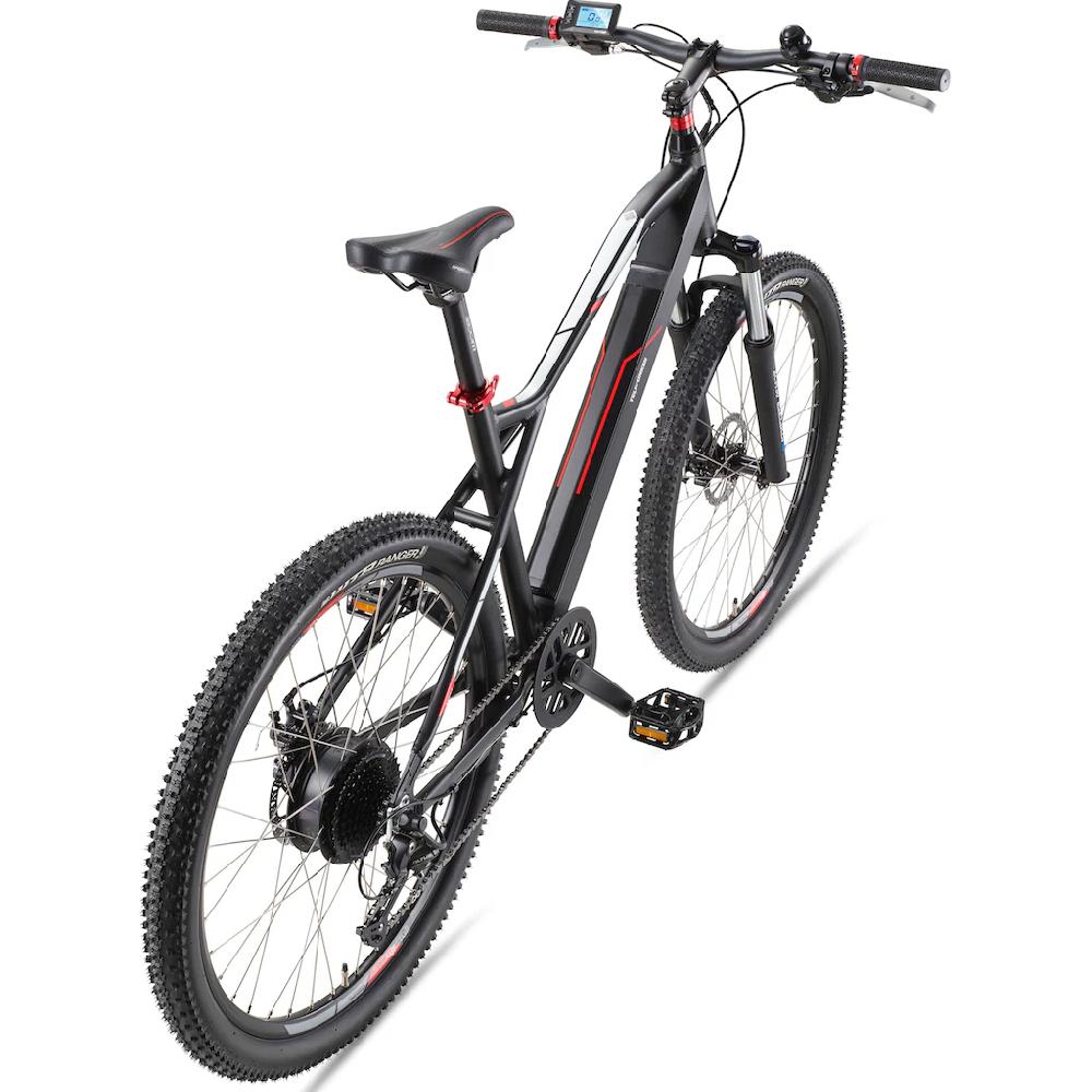 Telefunken E-Bike »Aufsteiger M924« 9 Gang Shimano Altus Heckmotor 250 W (36 V 504 Wh Akku-ca. 100 km Reichweite-Geländebike off road) Mountainbike MTB Elektrofahrrad Damen Herren 27 5 / 29 Zoll Pedelec VIP-Rabatte