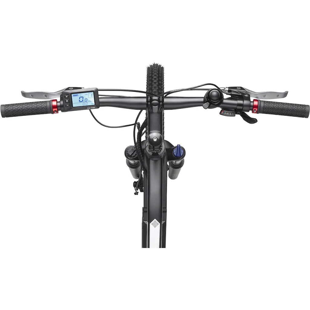 Telefunken E-Bike »Aufsteiger M924« 9 Gang Shimano Altus Heckmotor 250 W (36 V 504 Wh Akku-ca. 100 km Reichweite-Geländebike off road) Mountainbike MTB Elektrofahrrad Damen Herren 27 5 / 29 Zoll Pedelec VIP-Rabatte