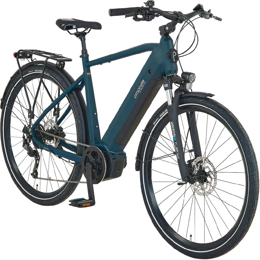Prophete E-Bike »Entdecker 3.0« 9 Gang Shimano Mittelmotor 250 W Pedelec Elektrofahrrad für Herren Trekkingrad auf Rechnung kaufen Wochenangebot