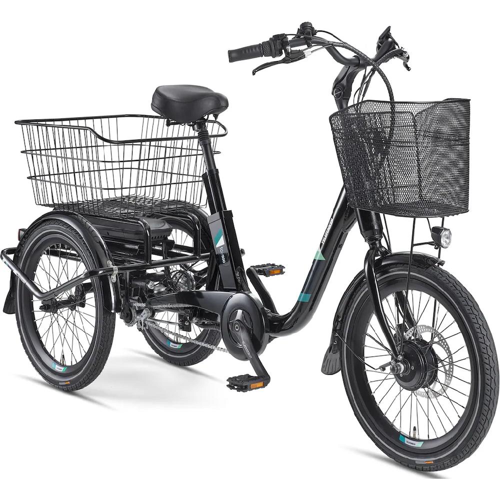 Telefunken E-Bike »TC500« 3 Gang Frontmotor 250 W Pedelec Elektrofahrrad für Damen u. Herren Dreirad auf Raten Begrenzte Freigabe