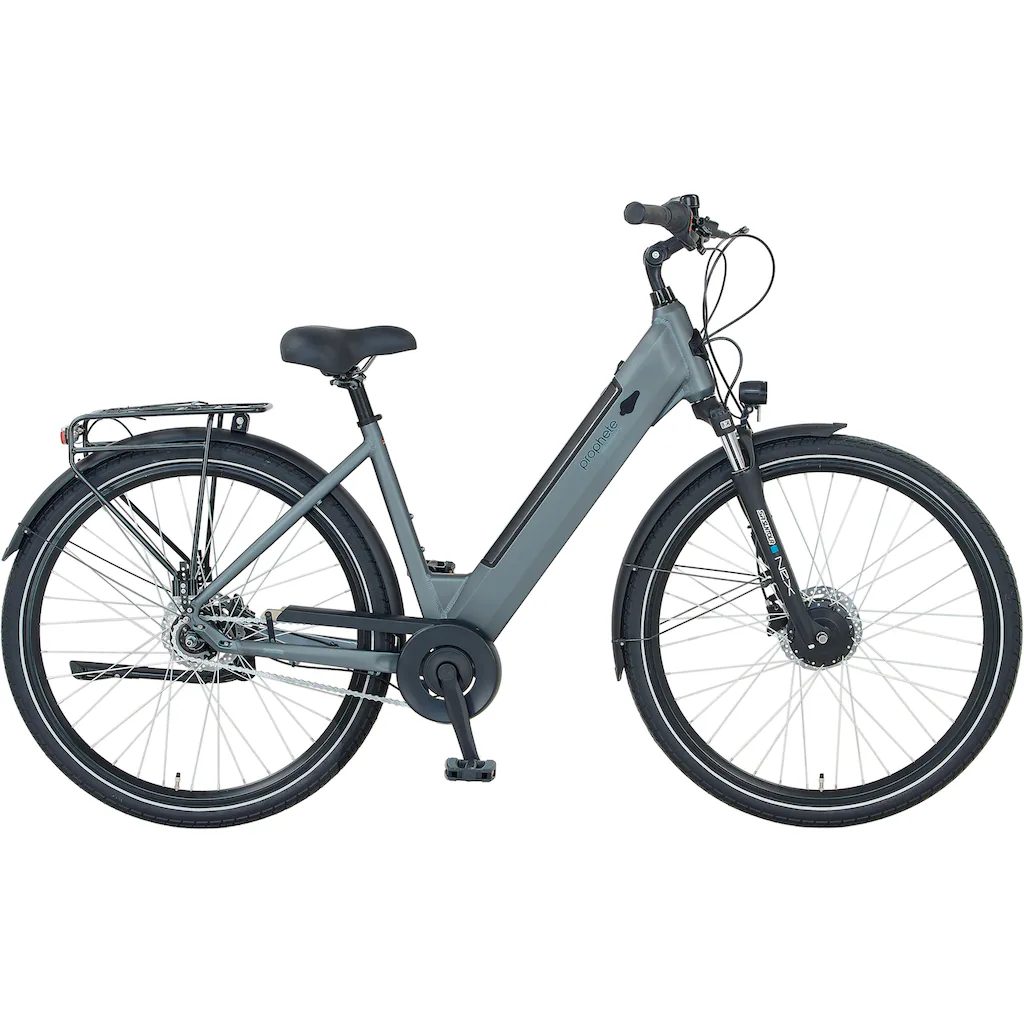 Prophete E-Bike »Geniesser 2.8« 7 Gang Shimano Nexus Frontmotor 250 W Pedelec Elektrofahrrad für Damen u. Herren Cityrad auf Rechnung bestellen Letzte 3 Tage