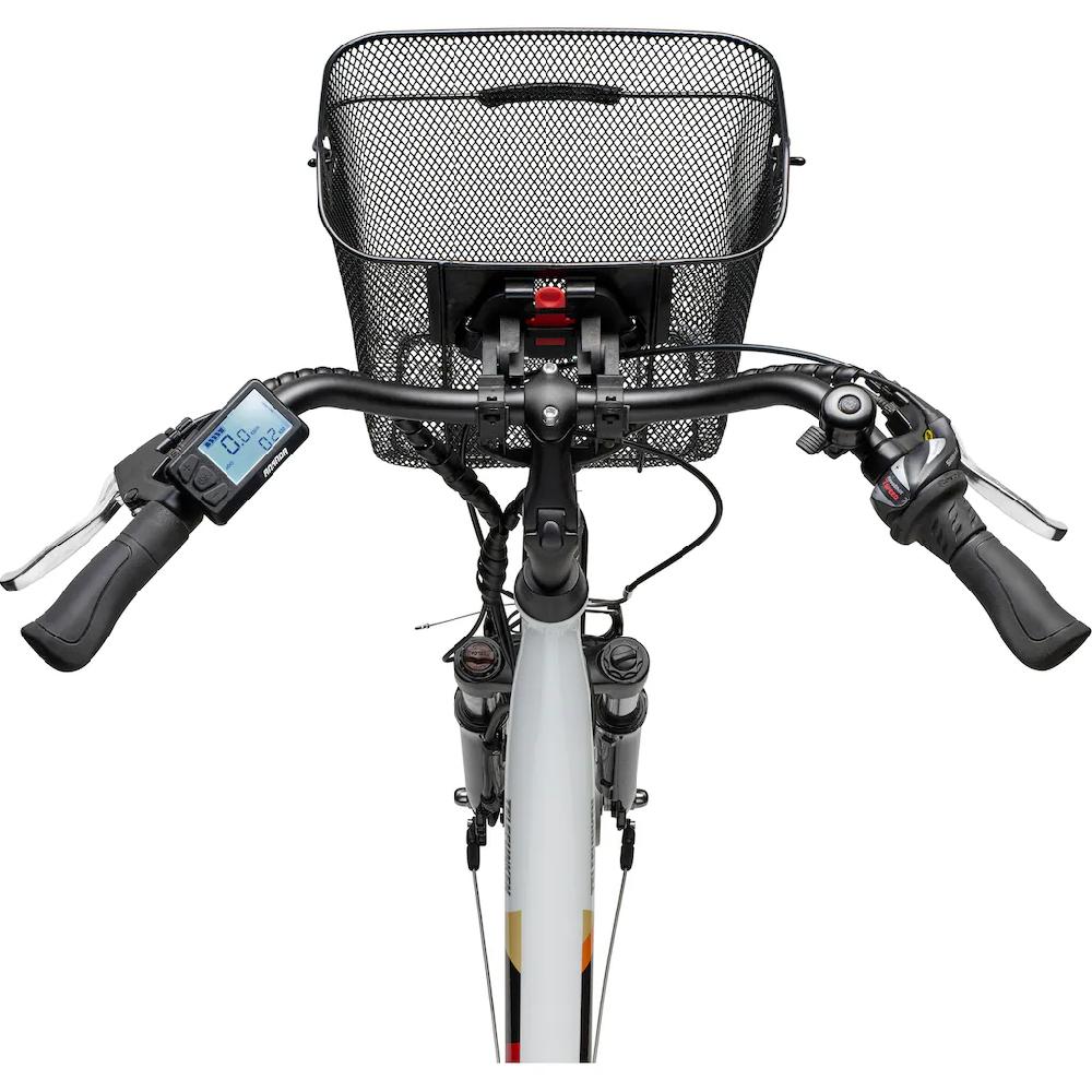 Telefunken E-Bike »Multitalent RC822« 7 Gang Shimano Tourney Frontmotor 250 W (ca. 100 km Reichweite-2 V-Bremsen-Beleuchtung-Straßenzulassung) City Elektrofahrrad Damen Herren 28 Zoll 36 V 374 Wh Akku Pedelec auf Raten JETZT KAUFEN