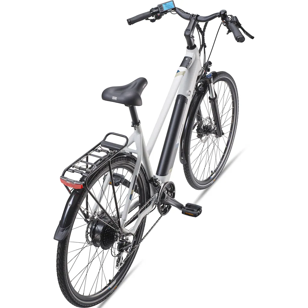 Telefunken E-Bike »Expedition XC940« 24 Gang Shimano Acera Heckmotor 250 W (ca. 100 km Reichweite-hydraulische Scheibenbremsen-Straßenzulassung) Trekking Elektrofahrrad Damen 28 Zoll 36 V 417 6 Wh Akku Pedelec Neueste Stile