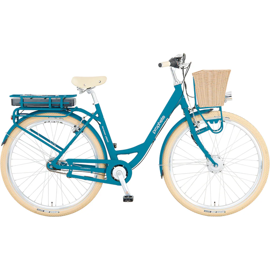 Prophete E-Bike »Geniesser e3000« 7 Gang Shimano Frontmotor 250 W Pedelec Elektrofahrrad für Damen u. Herren Cityrad auf Rechnung online bestellen Letzter Tag