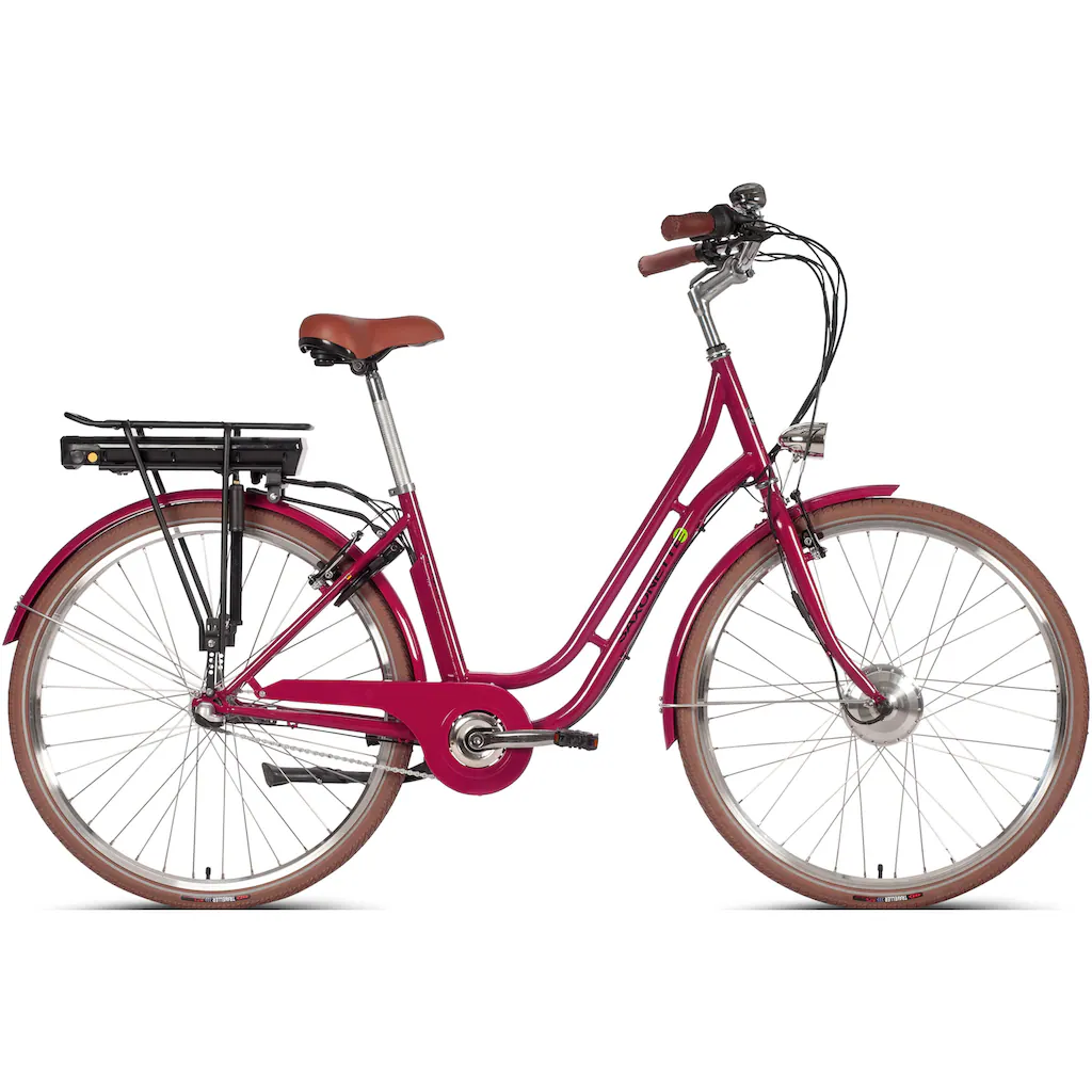 SAXONETTE E-Bike »Saxonette Style Plus 2.0« 3 Gang Frontmotor 250 W (mit Akku-Ladegerät) Pedelec Elektrofahrrad für Damen u. Herren Cityrad Riesige Rabatte
