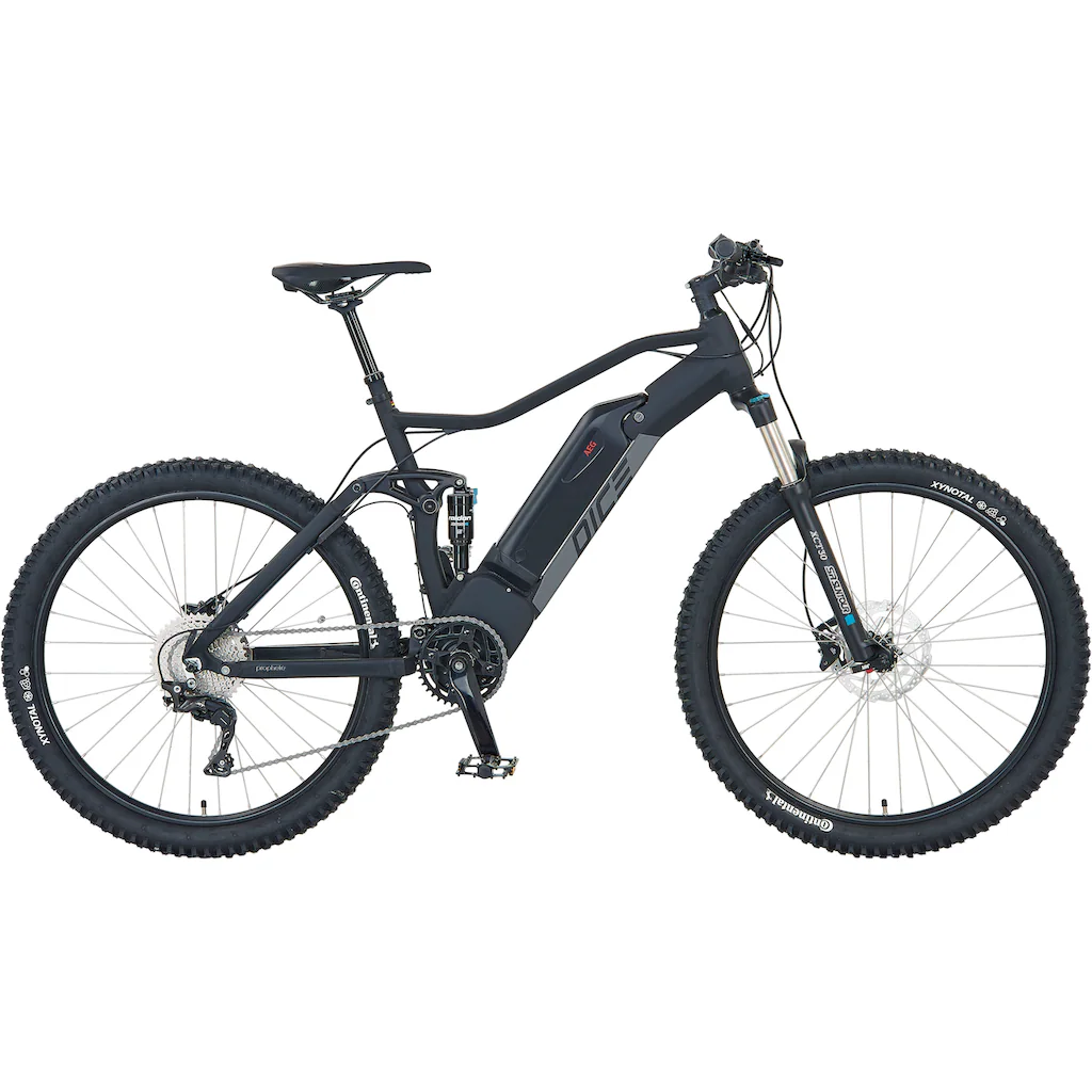 Prophete E-Bike »DICE 4.8« 10 Gang Shimano Deore XT Mittelmotor 250 W Pedelec Elektrofahrrad für Damen u. Herren MTB Mountainbike auf Raten Angebote