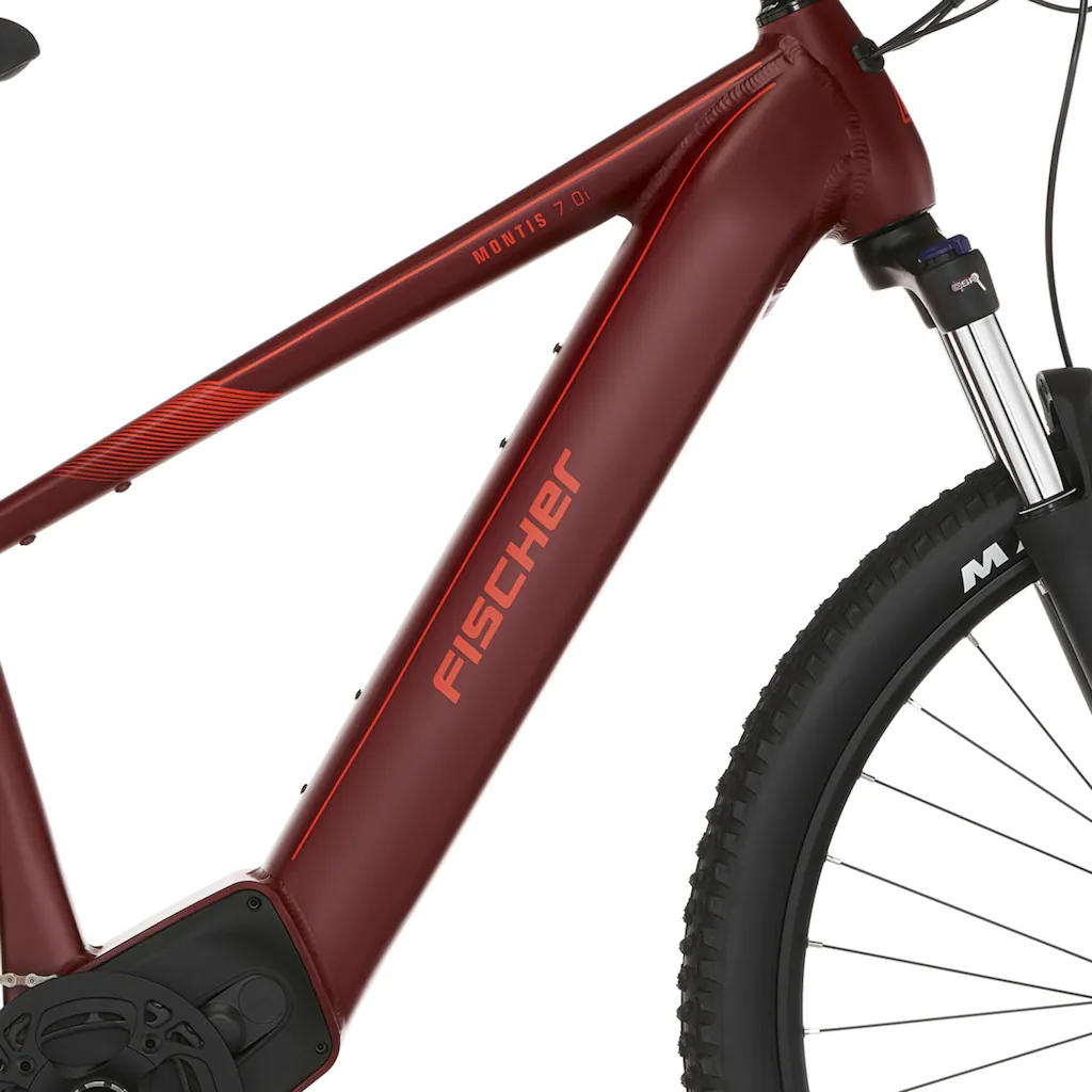 FISCHER Fahrrad E-Bike »MONTIS 7.0I 630« 12 Gang SRAM SX 11-50 Mittelmotor 250 W (Schloss) Pedelec Elektrofahrrad für Damen u. Herren MTB Mountainbike auf Rechnung bestellen Hotsell