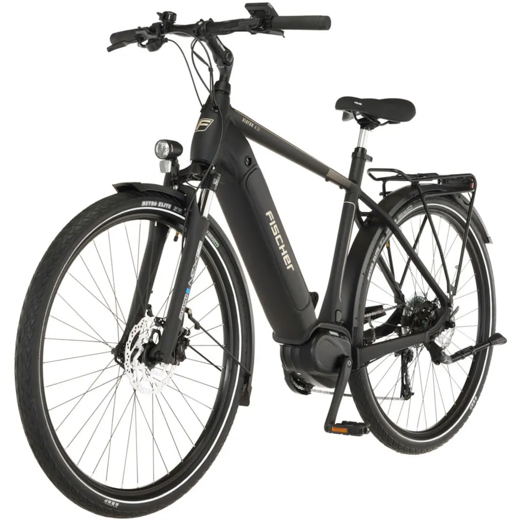 FISCHER Fahrrad E-Bike »VIATOR 4.2i« 9 Gang Shimano Acera Mittelmotor 250 W (mit Faltschloss) Pedelec Elektrofahrrad für Damen u. Herren Trekkingrad auf Rechnung kaufen im Angebot
