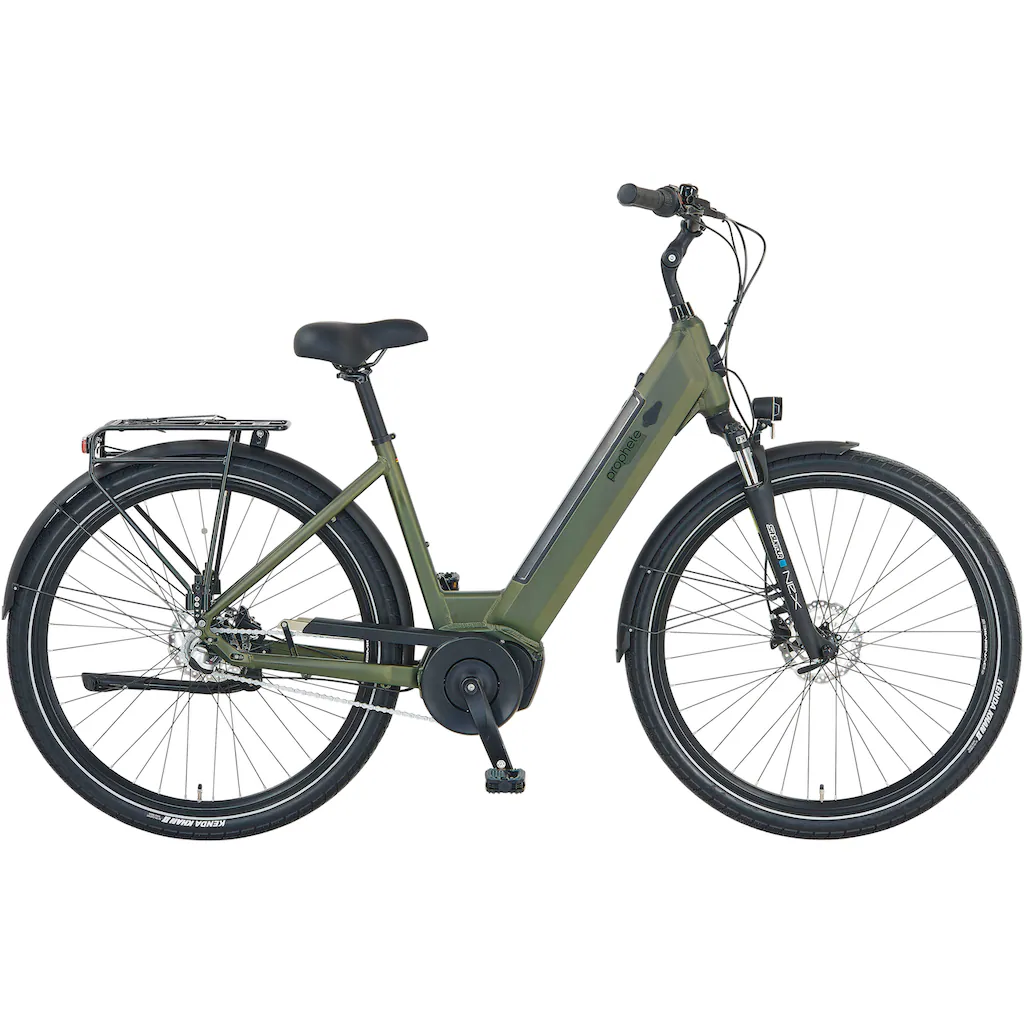 Prophete E-Bike »Geniesser 3.4« 3 Gang Shimano Mittelmotor 250 W Pedelec Elektrofahrrad für Damen u. Herren Cityrad auf Rechnung Fabrikverkauf