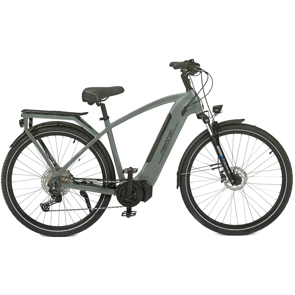 Maxtron E-Bike »MTS 20X« 11 Gang Shimano Deore Mittelmotor 250 W Pedelec Elektrofahrrad für Herren Trekkingrad auf Rechnung Fabrik Onlineshop