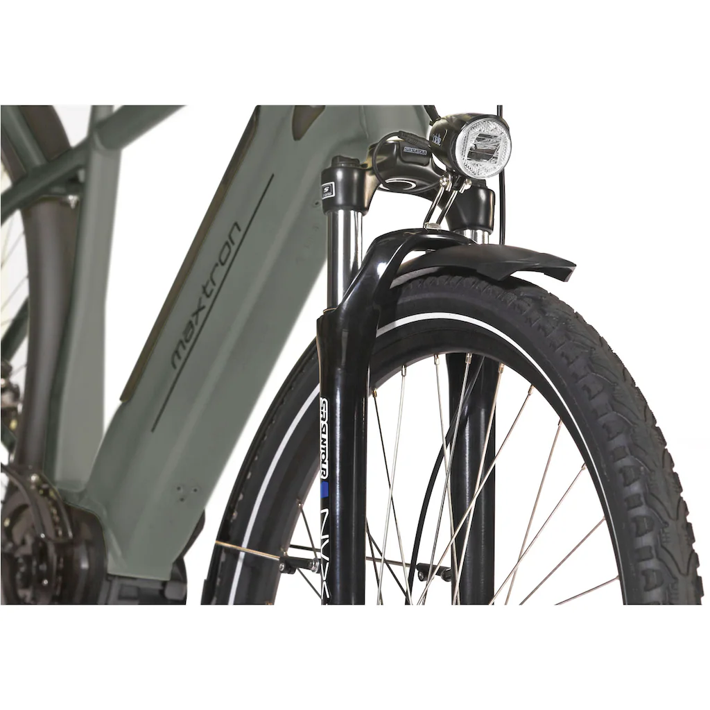 Maxtron E-Bike »MTS 20X« 11 Gang Shimano Deore Mittelmotor 250 W Pedelec Elektrofahrrad für Herren Trekkingrad auf Rechnung Fabrik Onlineshop