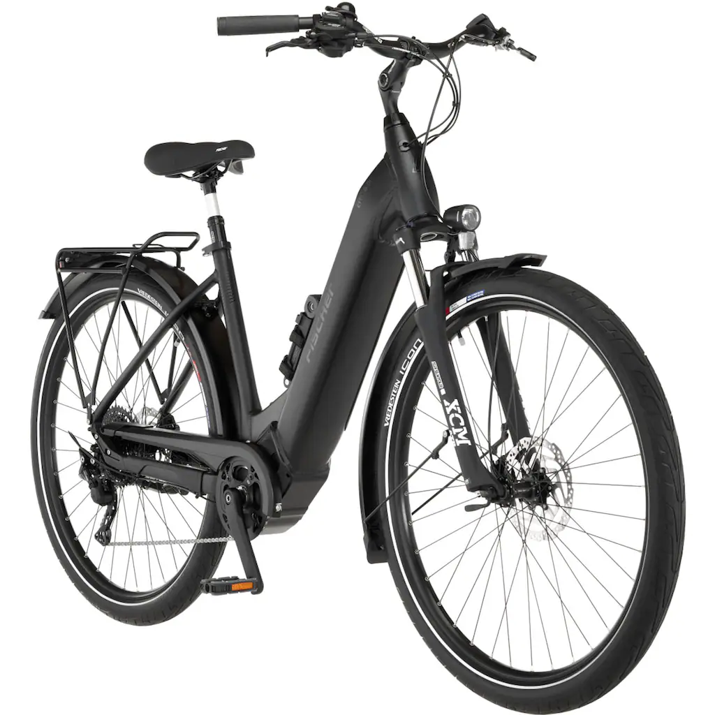 FISCHER Fahrrad E-Bike »CITA 8.0I 711« 10 Gang Shimano Nexus Mittelmotor 250 W (Schloss) Pedelec Elektrofahrrad für Damen u. Herren Cityrad auf Rechnung online bestellen Weihnachtsangebot