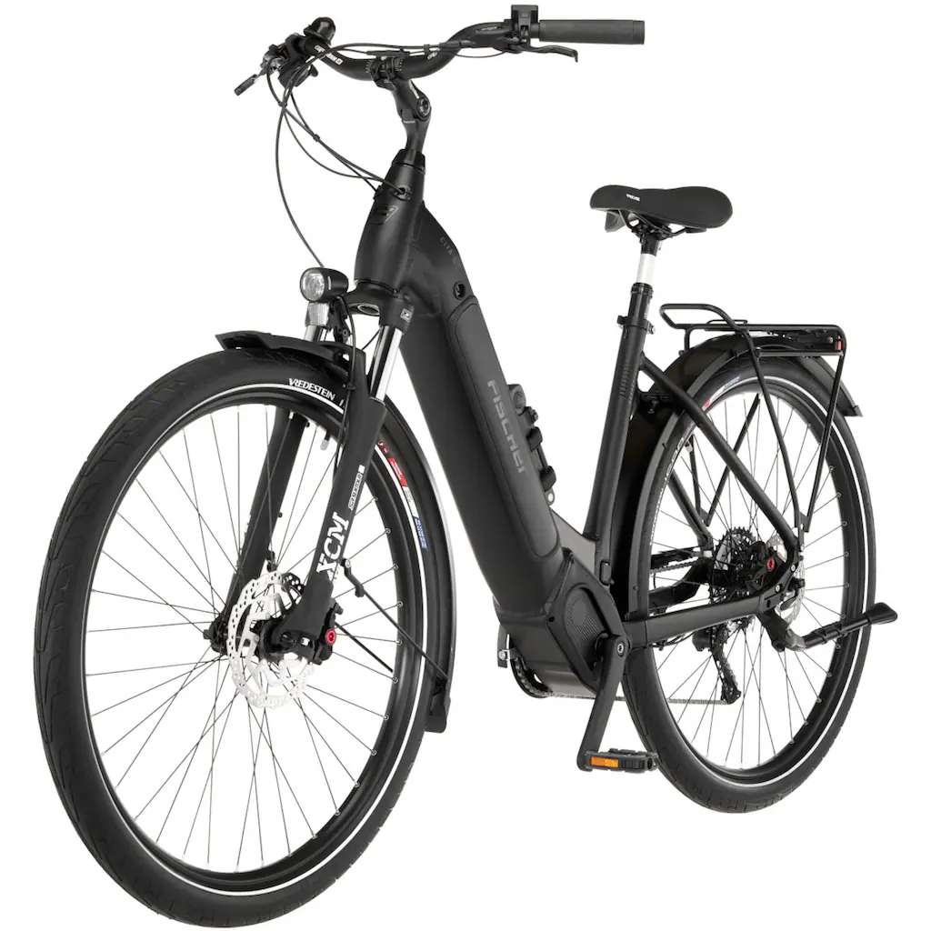 FISCHER Fahrrad E-Bike »CITA 8.0I 711« 10 Gang Shimano Nexus Mittelmotor 250 W (Schloss) Pedelec Elektrofahrrad für Damen u. Herren Cityrad auf Rechnung online bestellen Weihnachtsangebot