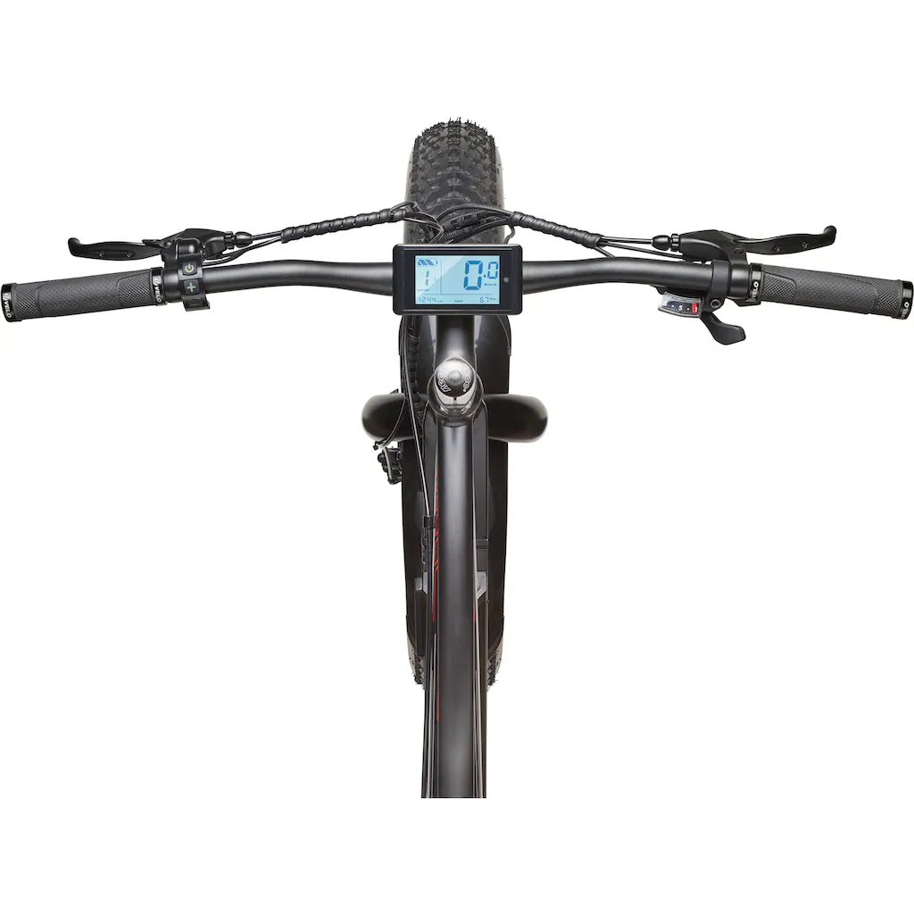 Telefunken E-Bike »Aufsteiger FM350« 8 Gang Heckmotor 250 W (26 Zoll x 4 00 Breitreifen-ca. 100km Reichweite-Geländebike off road) Pedelec Elektrofahrrad für Damen u. Herren MTB Mountainbike auf Rechnung bestellen Lagerräumung