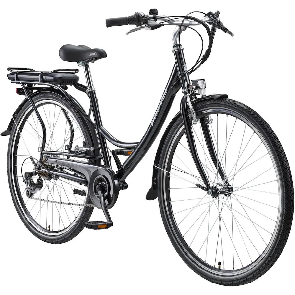 Teutoburg E-Bike »Senne« 7 Gang Shimano Heckmotor 250 W Pedelec Elektrofahrrad für Damen u. Herren Cityrad auf Raten Top Angebot