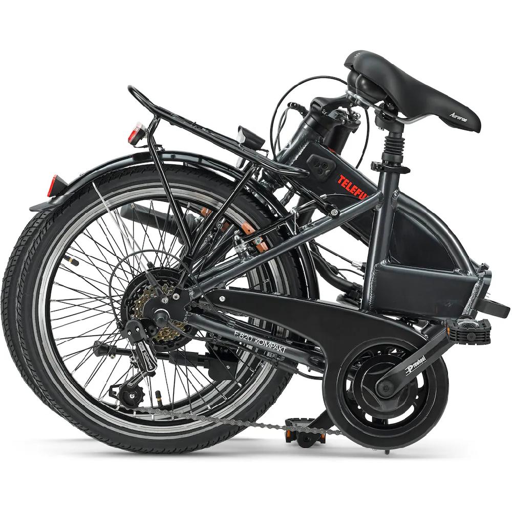 Telefunken E-Bike »Kompakt F820« 6 Gang Shimano Tourney Heckmotor 250 W Pedelec Elektrofahrrad für Damen u. Herren Faltrad auf Rechnung online bestellen Neueste Mode