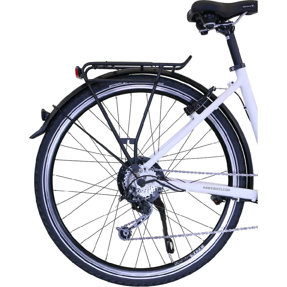 HAWK Bikes E-Bike »eTrekking Lady« 8 Gang microSHIFT Microshift Heckmotor 250 W Pedelec Elektrofahrrad für Damen Trekkingrad auf Rechnung online bestellen Exklusive Angebote