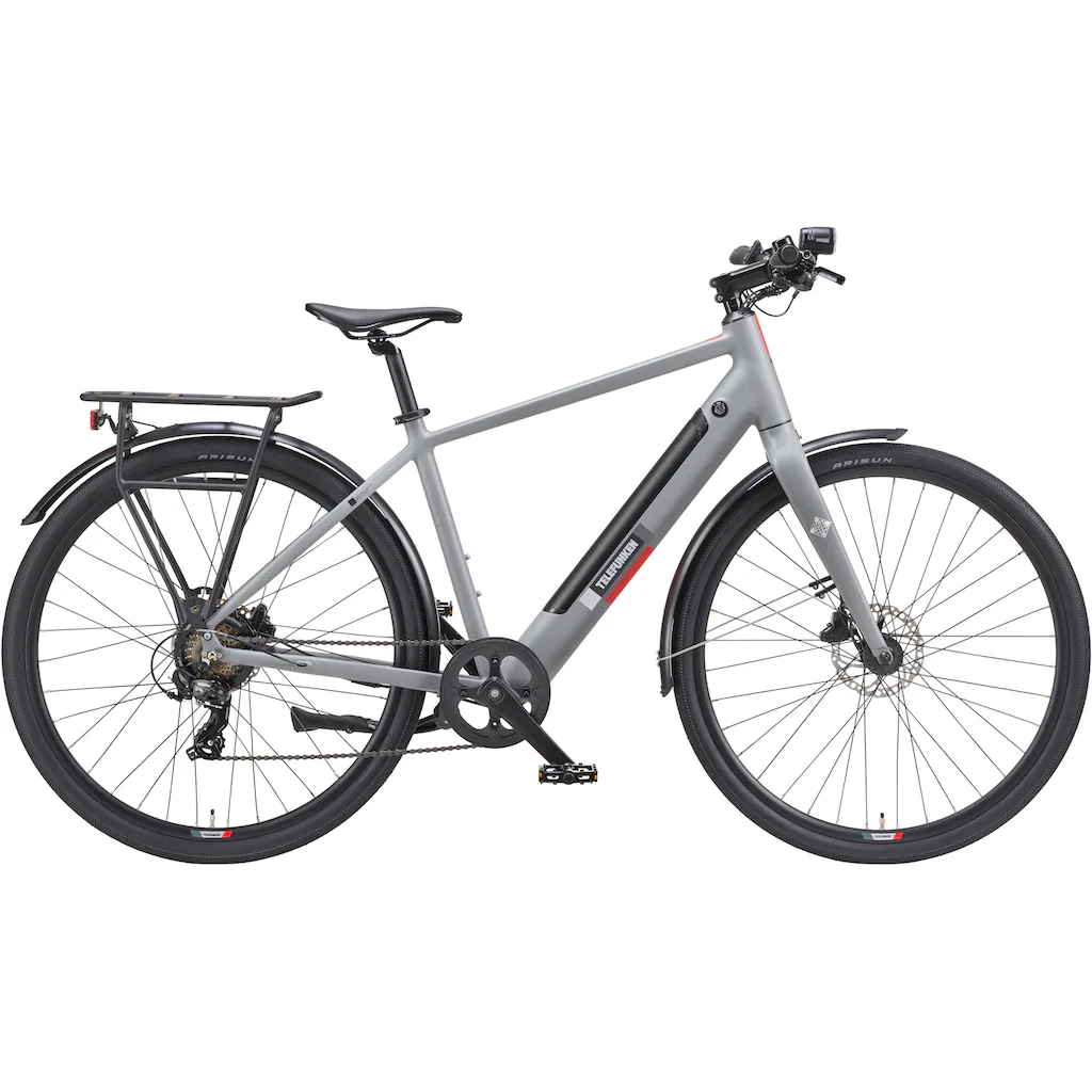 Telefunken E-Bike »UH200« 7 Gang Shimano Heckmotor 250 W (28 Zoll Straßenzulassung Scheibenbremsen leichtes E-Bike ca. 20 kg) Pedelec Elektrofahrrad für Herren u. Damen Urbanbike Cityrad auf Rechnung online kaufen Neuheiten