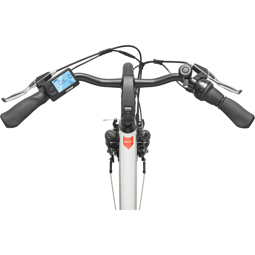 Telefunken E-Bike »Multitalent RC845« 7 Gang Shimano Frontmotor 250 W (28 Zoll Straßenzulassung ca. 100 km Reichweite) Pedelec Elektrofahrrad für Herren u. Damen tiefer Einstieg Cityrad Bestseller
