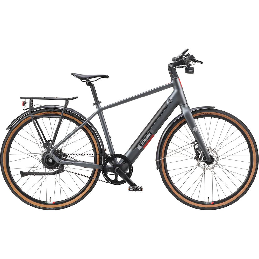 Telefunken E-Bike »UH220« 2 Gang Heckmotor 250 W (28 Zoll Straßenzulassung Riemenantrieb) Pedelec Elektrofahrrad für Herren u. Damen Urbanbike Cityrad auf Rechnung online kaufen
