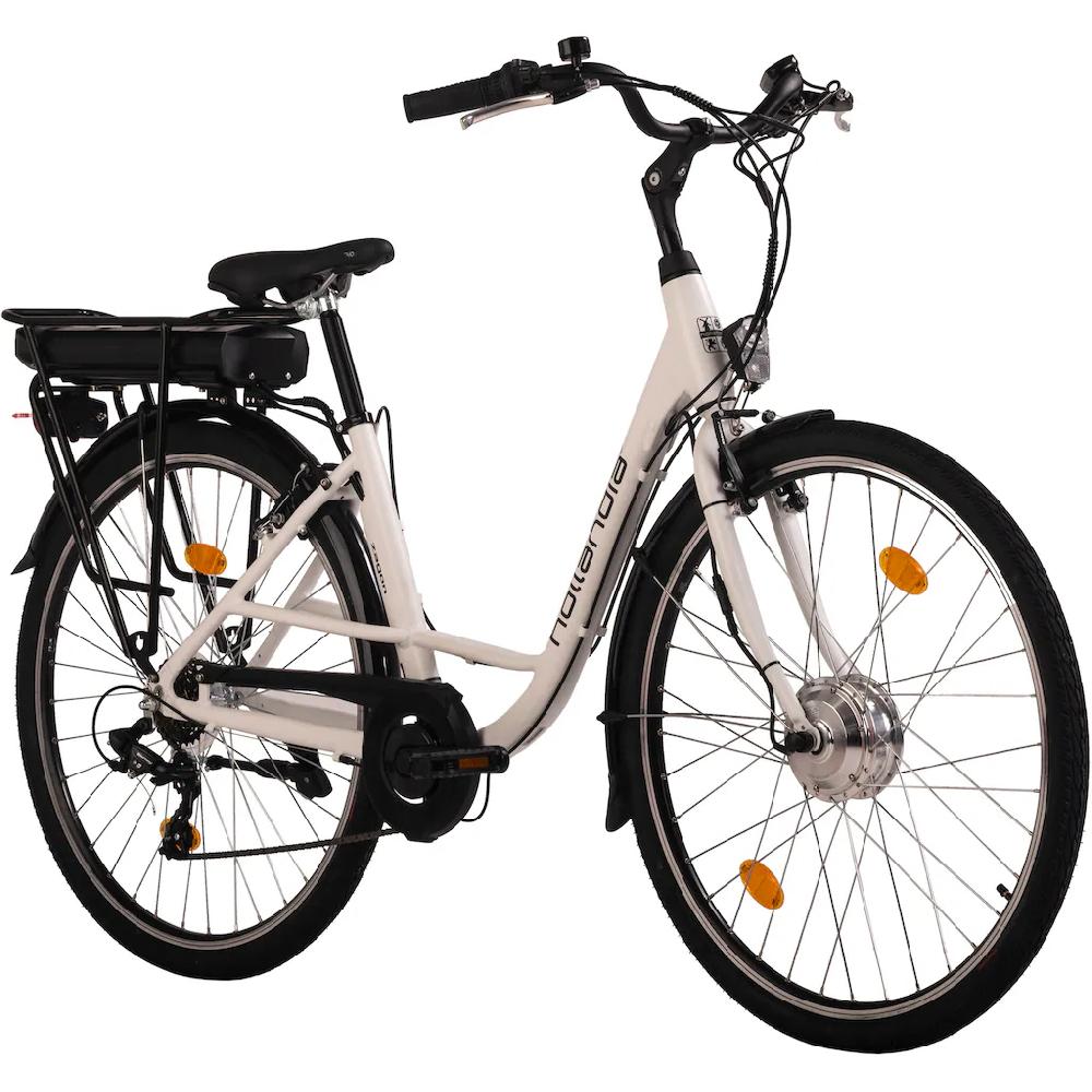 Hollandia E-Bike »Zagon« 6 Gang Shimano Tourney Frontmotor 250 W Pedelec Elektrofahrrad für Damen u. Herren Cityrad auf Rechnung Sonderangebote