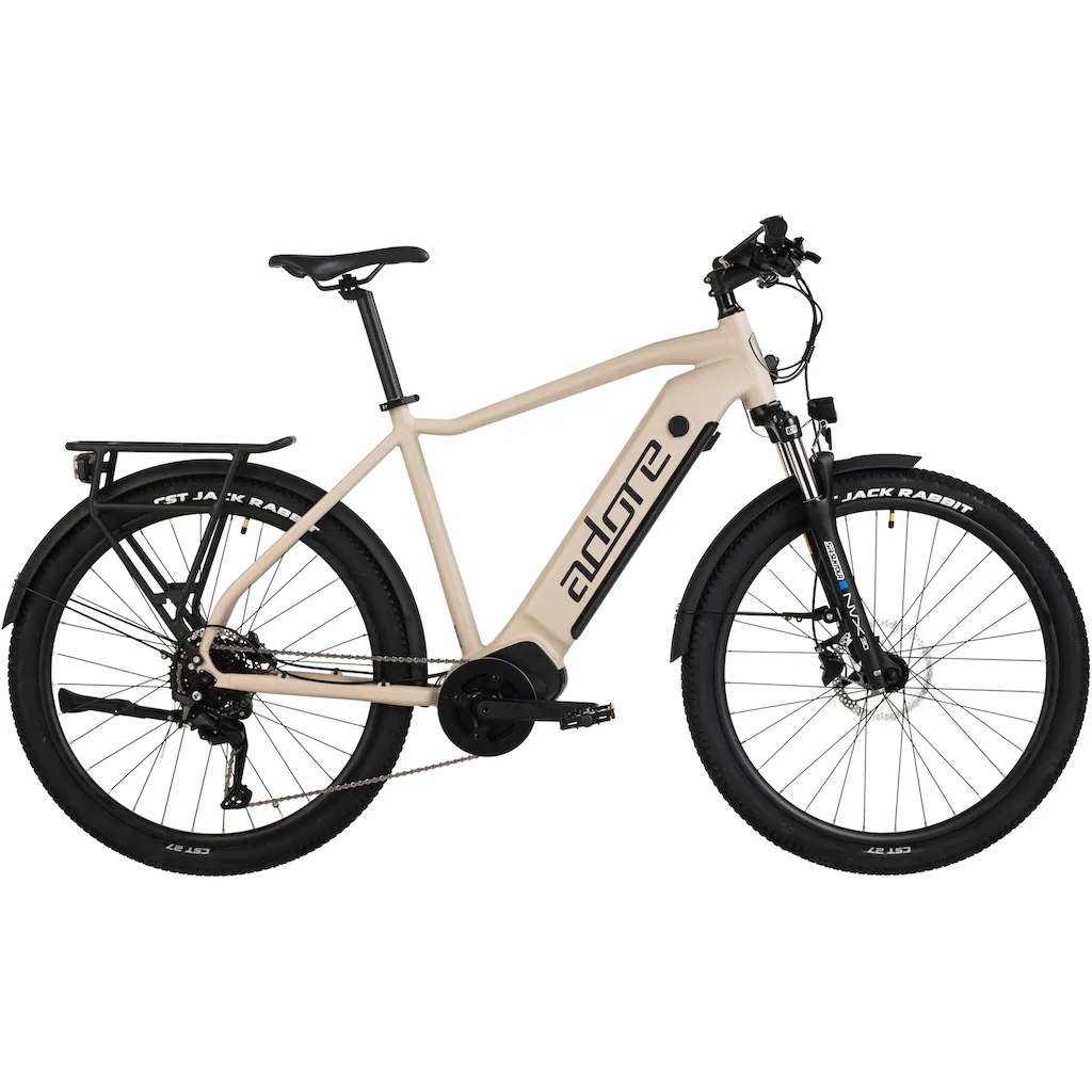 Adore E-Bike »STX-600« 9 Gang Shimano Cues Mittelmotor 250 W Pedelec Elektrofahrrad für Damen u. Herren Cityrad auf Rechnung kaufen VIP-Rabatte