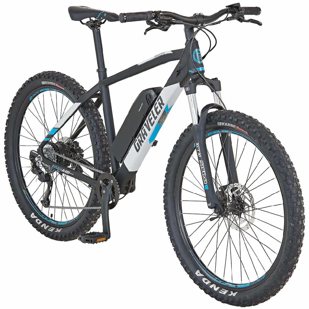 Prophete E-Bike »Graveler e9400« 8 Gang Shimano Heckmotor 250 W (mit Pannenset-mit Werkzeug-mit Beleuchtungsset-mit Fahrradtasche) Pedelec Elektrofahrrad für Damen u. Herren ATP Wochenangebot