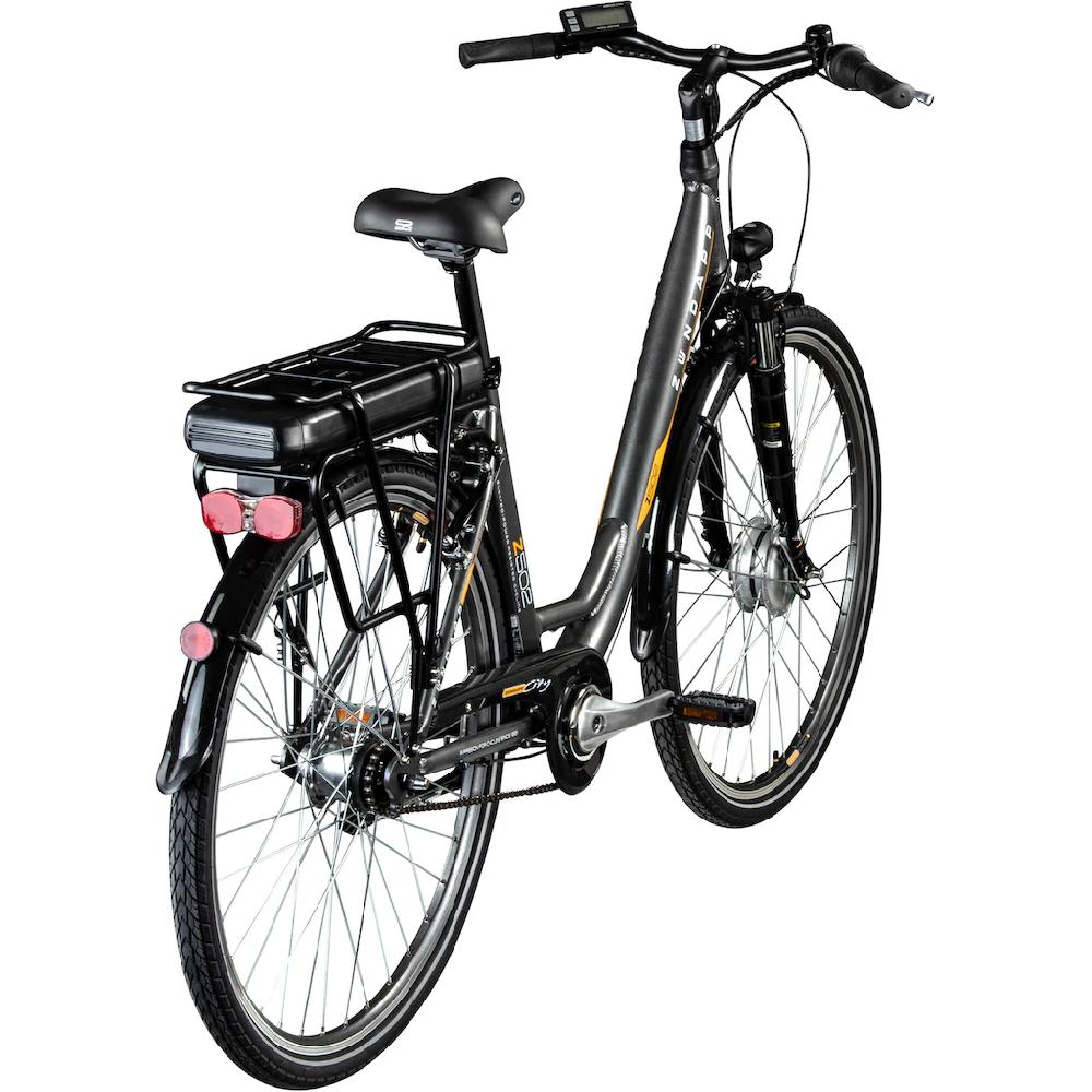 Zündapp E-Bike »Z502« 7 Gang Frontmotor 240 W Pedelec Elektrofahrrad für Damen u. Herren Cityrad auf Rechnung online bestellen Letzter Tag